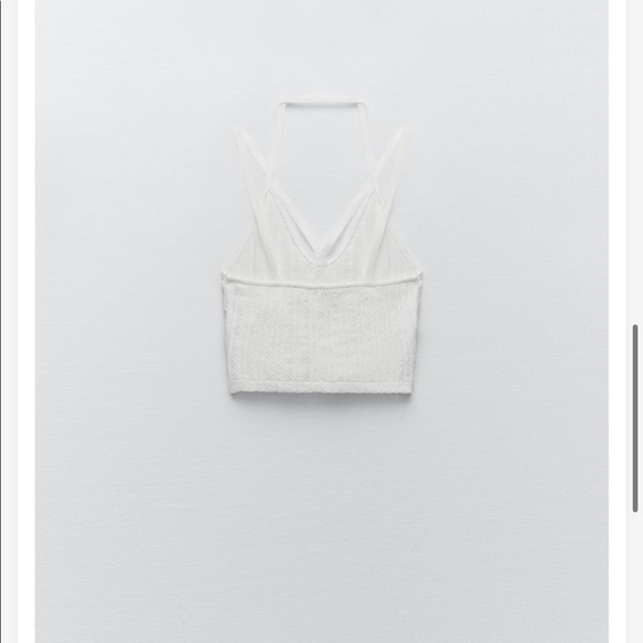 NEW Zara white crop top - Picture 5 of 8